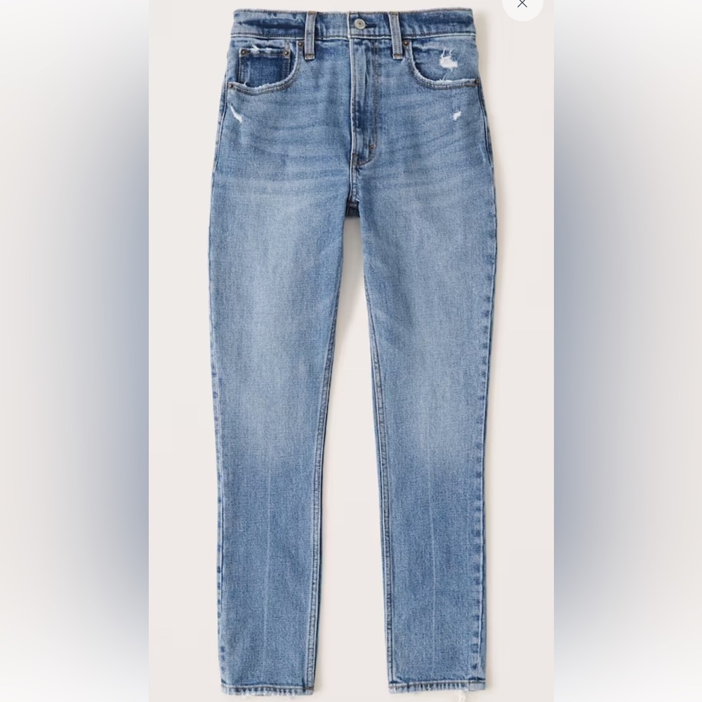 Abercrombie skinny jeans. High rise. Size 26. Light blue